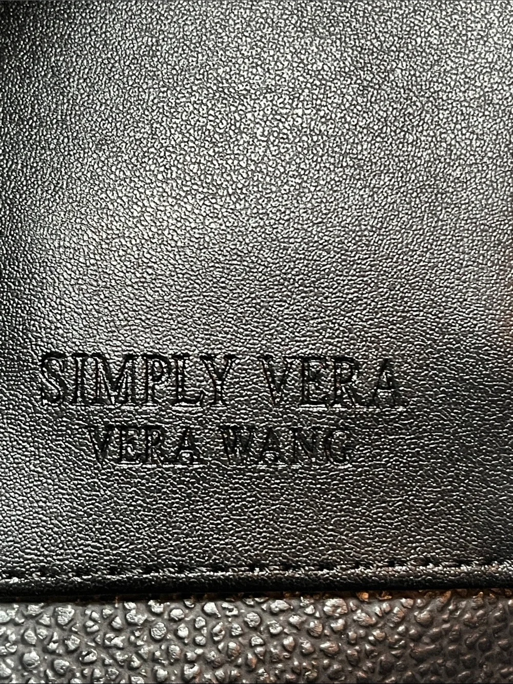 NEW Gray Snakeskin-Pattern Card Holder Wallet- Simply Vera Vera Wang, RFID